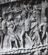 unknow artist Caught Women and Children, relief at the Pillar of Marcus Aurelius. Rome France oil painting artist